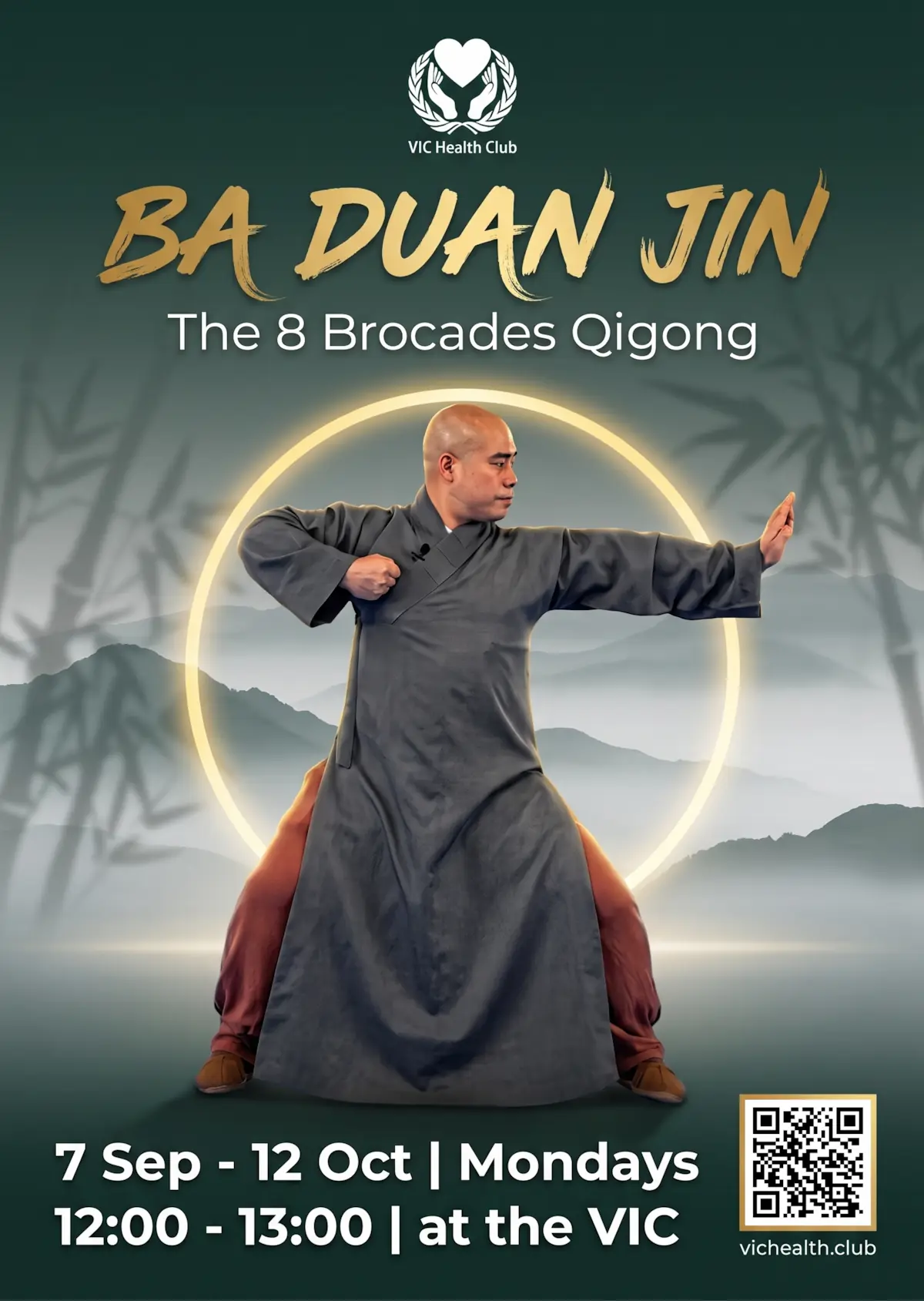 Ba Duan Jin 6-Week Course Poster